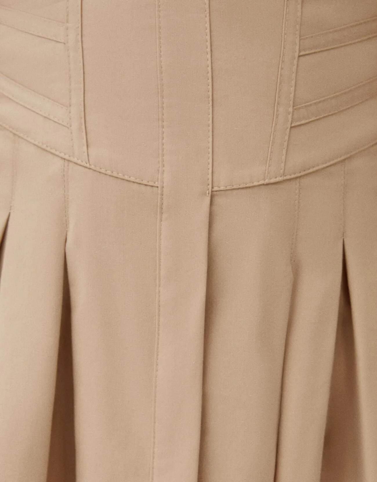 Minihemdkleid aus Popelin mit Corsage-Detail